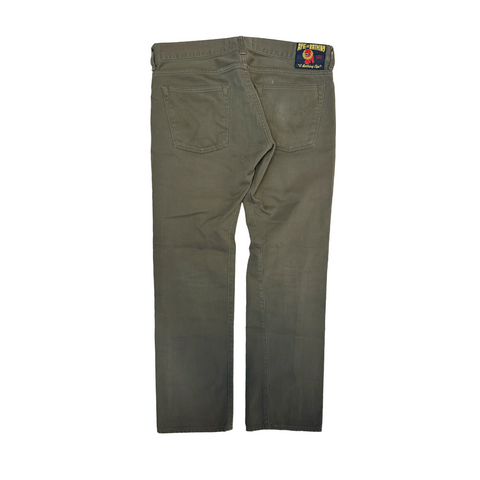 Bape Vintage Green Star Embroidered Pants (M)