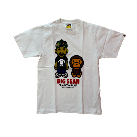 BAPE Baby Milo Big Sean White Tee (S)