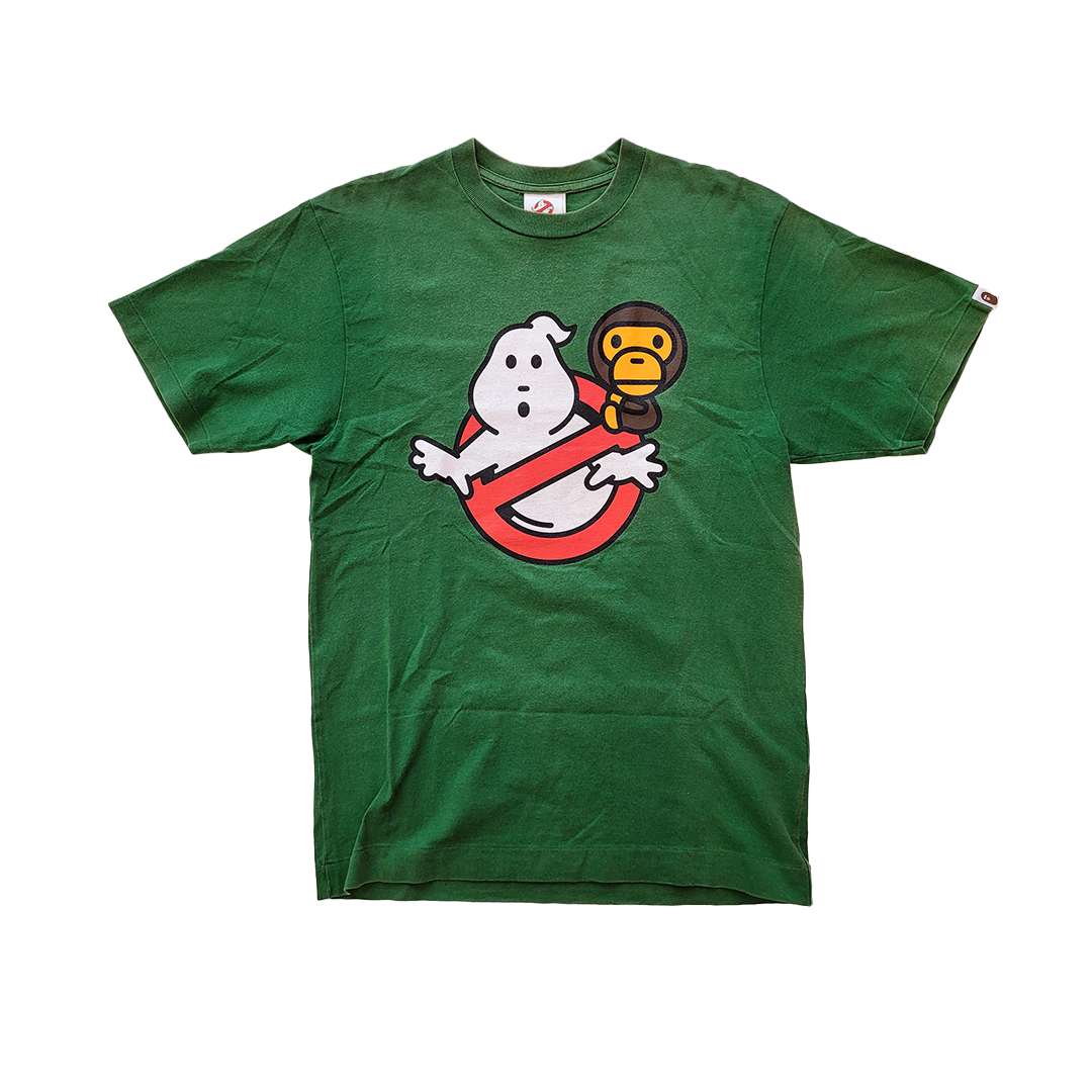 BAPE Baby Milo Ghostbusters Green Tee (M)