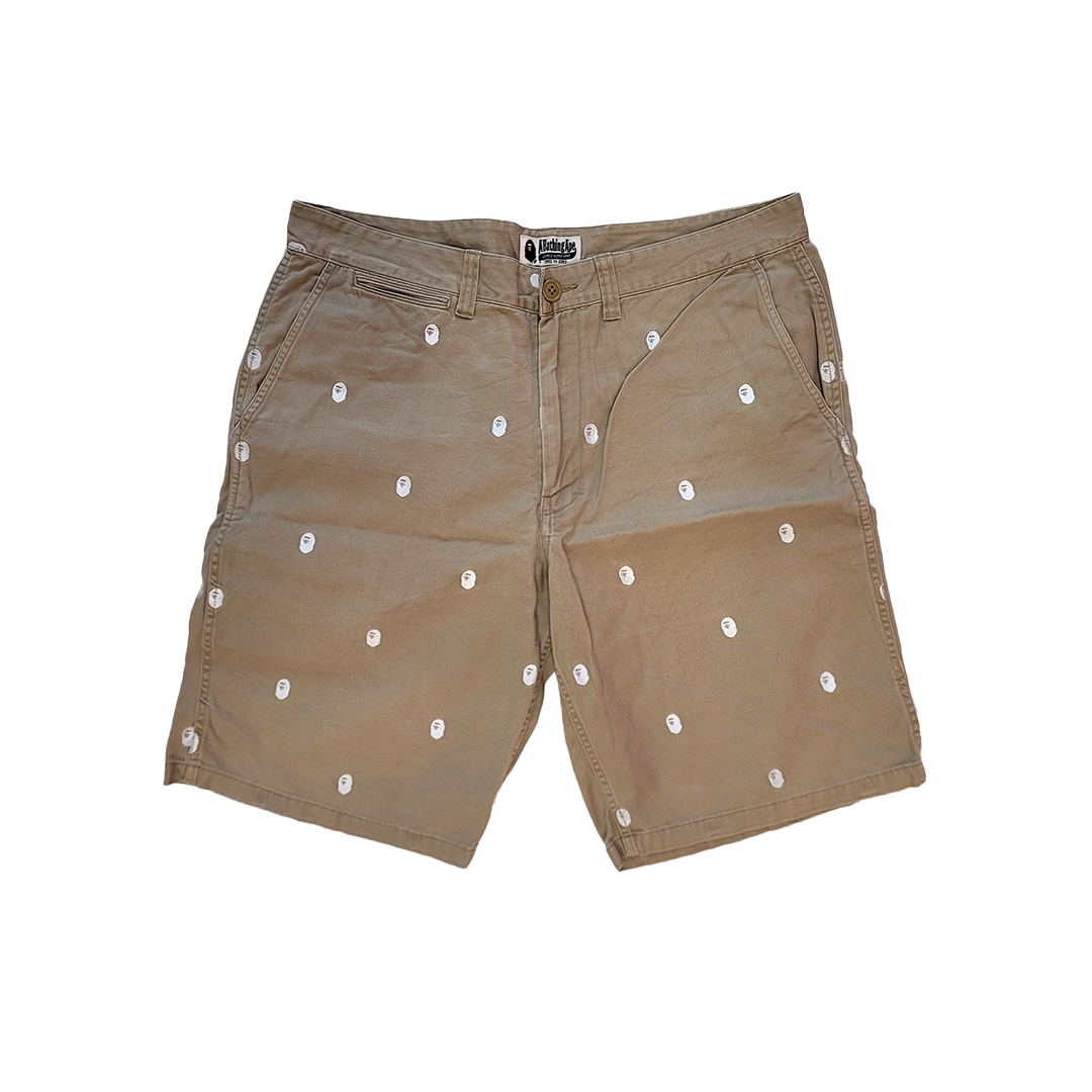 BAPE Pattern Sand Short (XL)