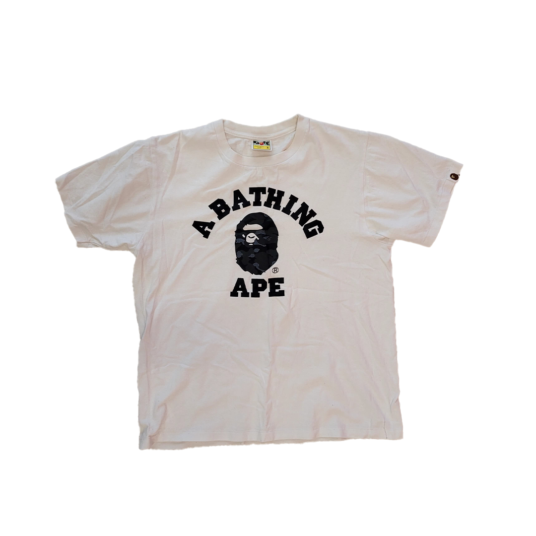 BAPE College White Tee (M)
