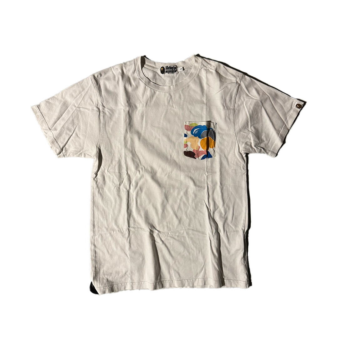 BAPE Pocket White Tee (S)