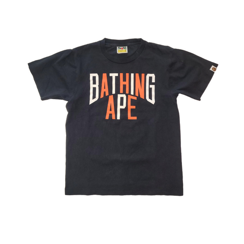 BAPE Colors NYC Logo Black Tee (S)