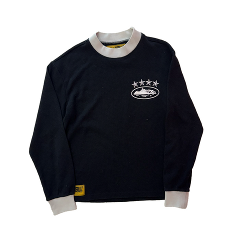 Corteiz 4Starz Alcatraz Waffle LS Tee (S)