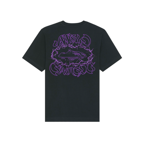 Gazo x Tiakola x Corteiz Purple Black Tee