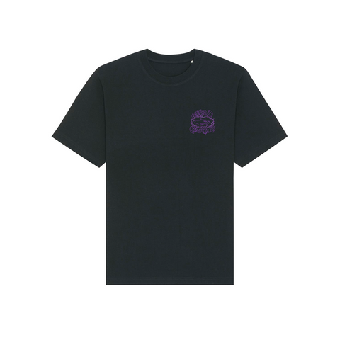 Gazo x Tiakola x Corteiz Purple Black Tee