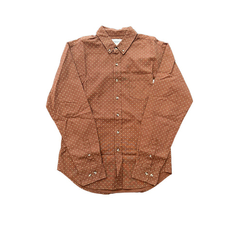 Obey Cross Brown LS Shirt (S)