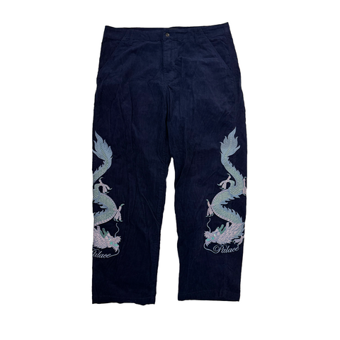 Palace Double Dragon Tour Plain Pant Navy (W34)