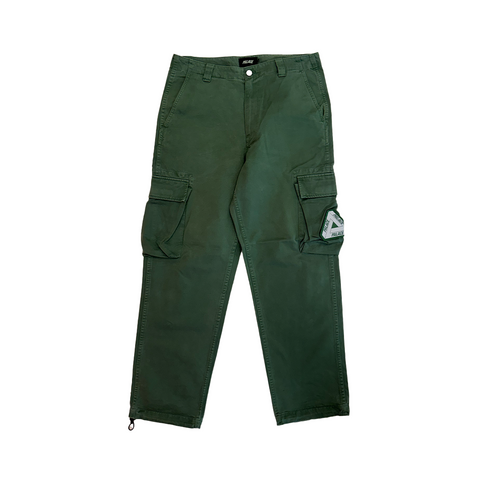 Palace Garment Dyed Cargo Trouser Olive (L)