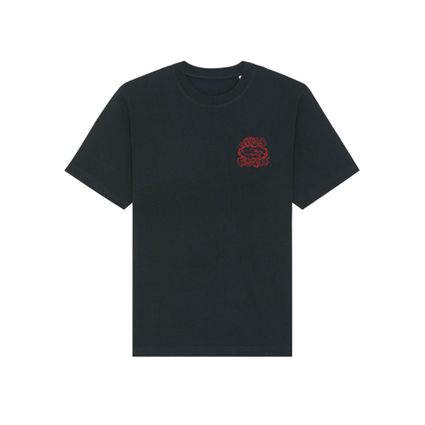 Gazo x Tiakola x Corteiz Red Black Tee