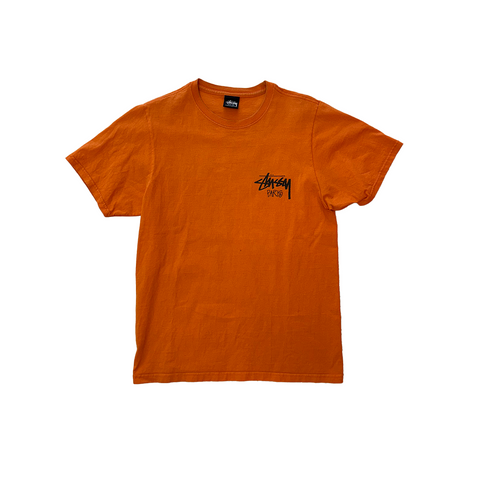 Stussy Paris Logo Orange Tee (S)