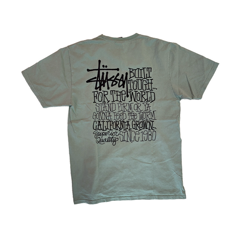 Stussy Built Tough For The World Mint Tee (M)