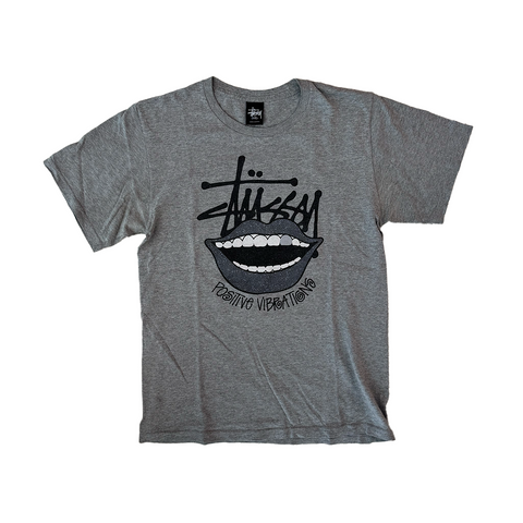 Stussy Mouth Grey Tee (S)
