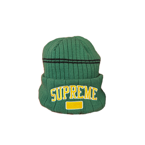Supreme Fleece Lined Beanie Green (OS)