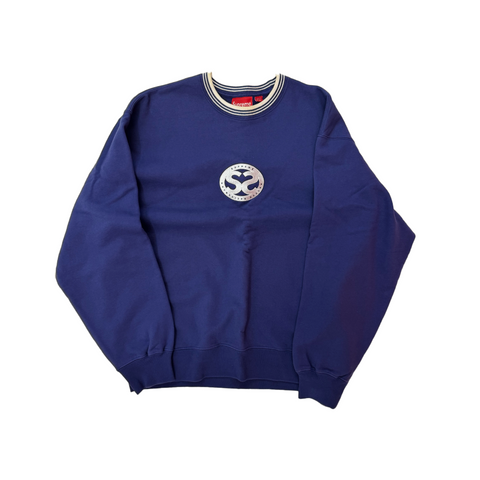 Supreme Double S Blue Crewneck (M)