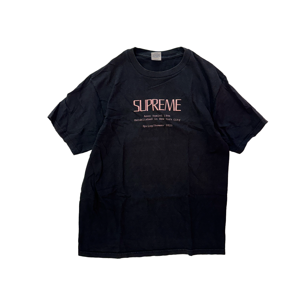 Supreme Anno Domini Black Tee (M)