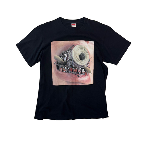 Supreme Braces Black Tee (M)