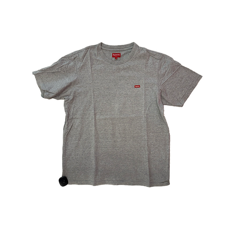 Supreme Small Box Logo Plastic Heather Grey Tee (L)