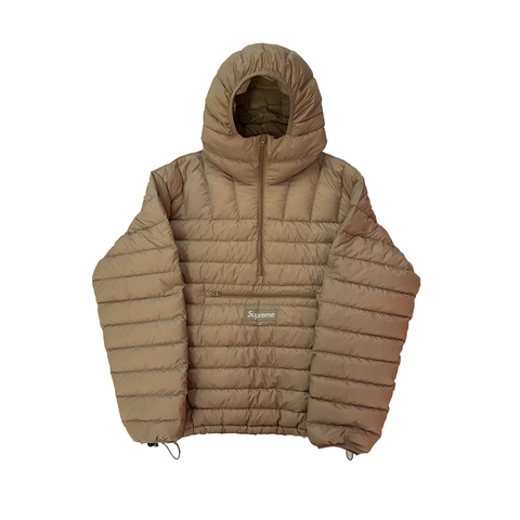 Supreme Micro Down Half Zip Hooded Pullover (L)