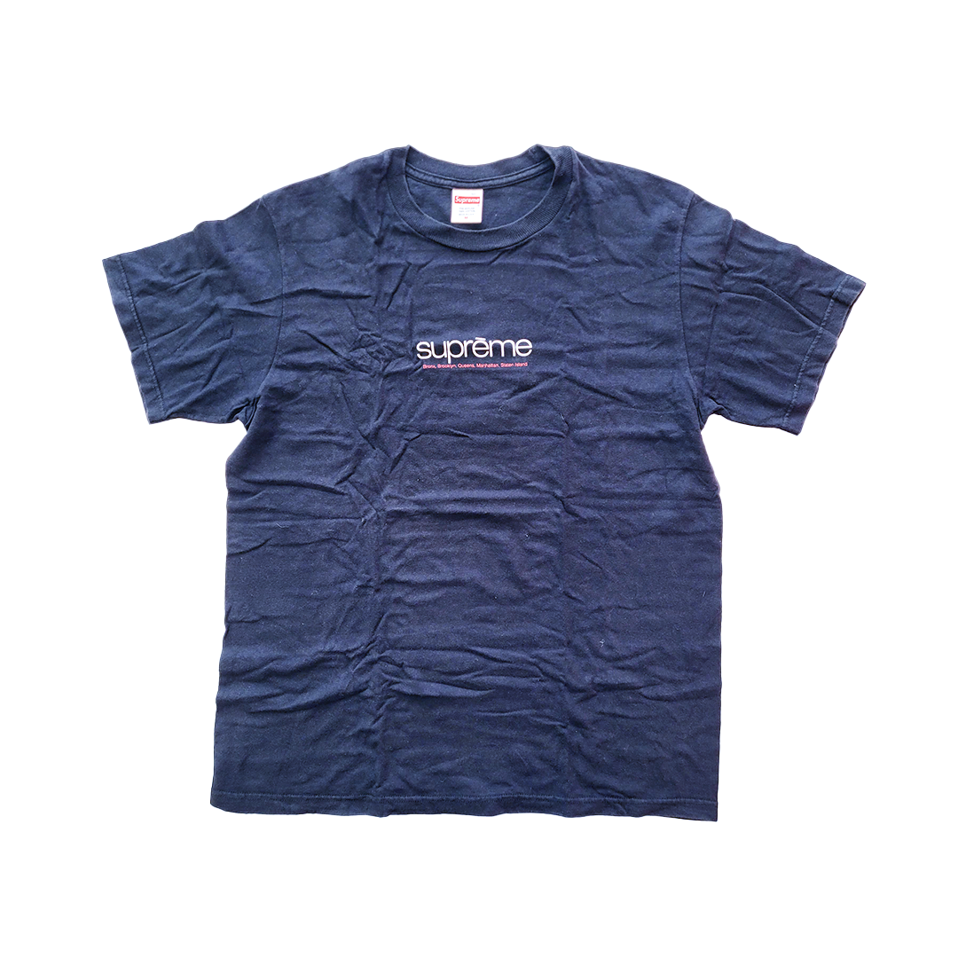 Supreme Five Boroughs Black Tee (M)