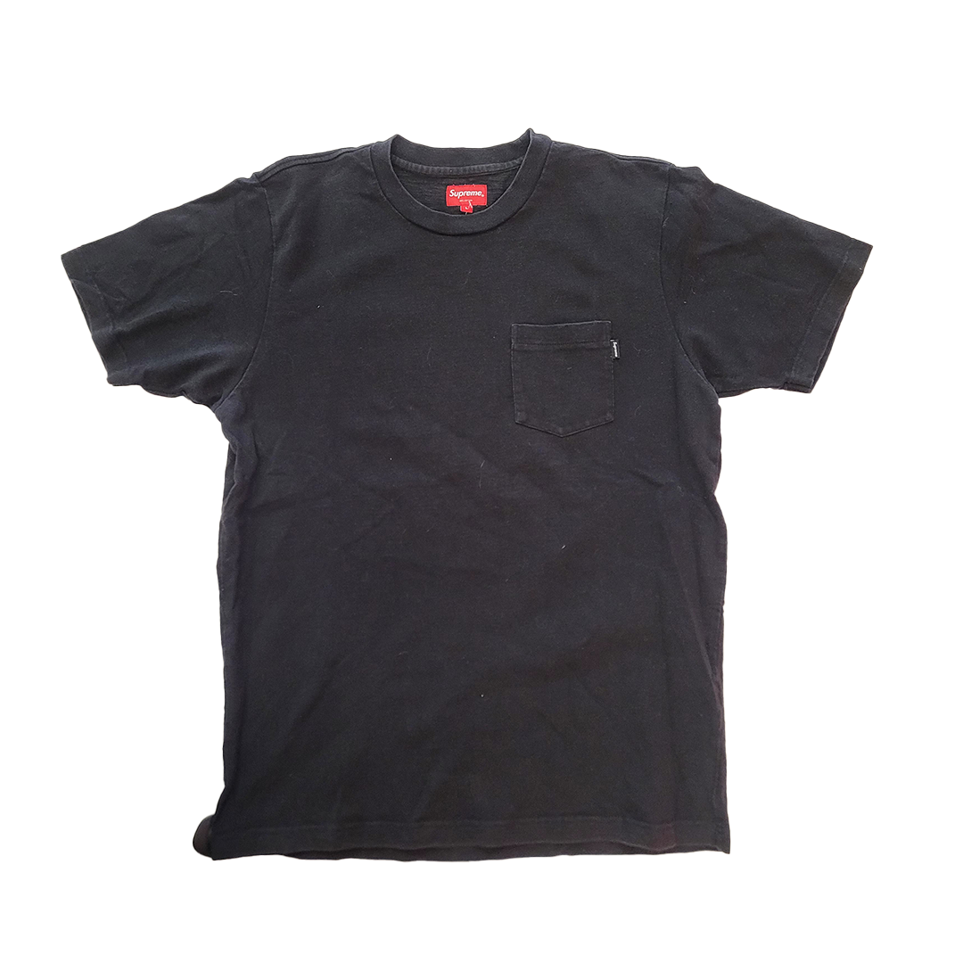 Supreme Pocket Black Tee (L)