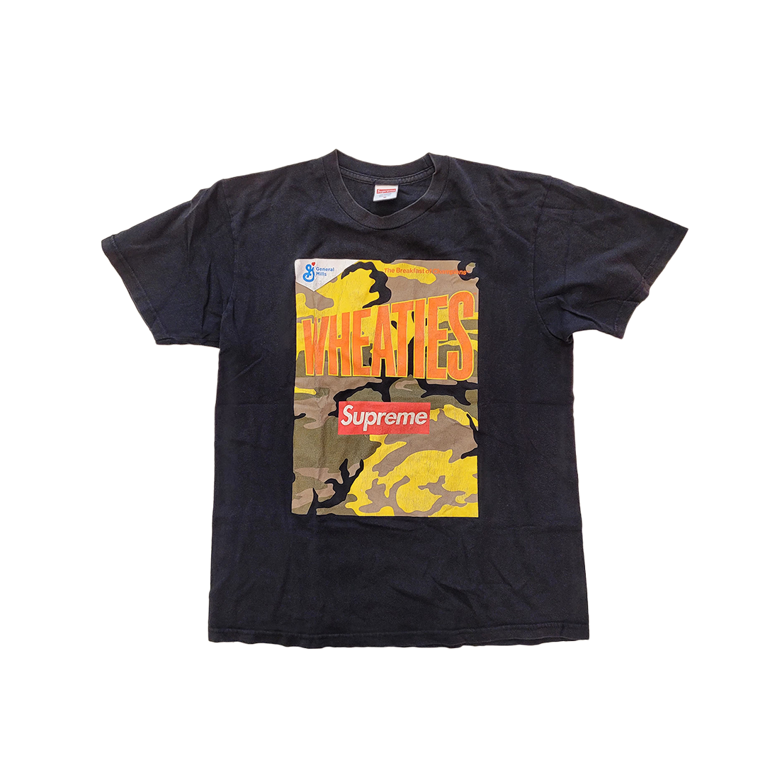 Supreme Wheaties Black Tee (M)
