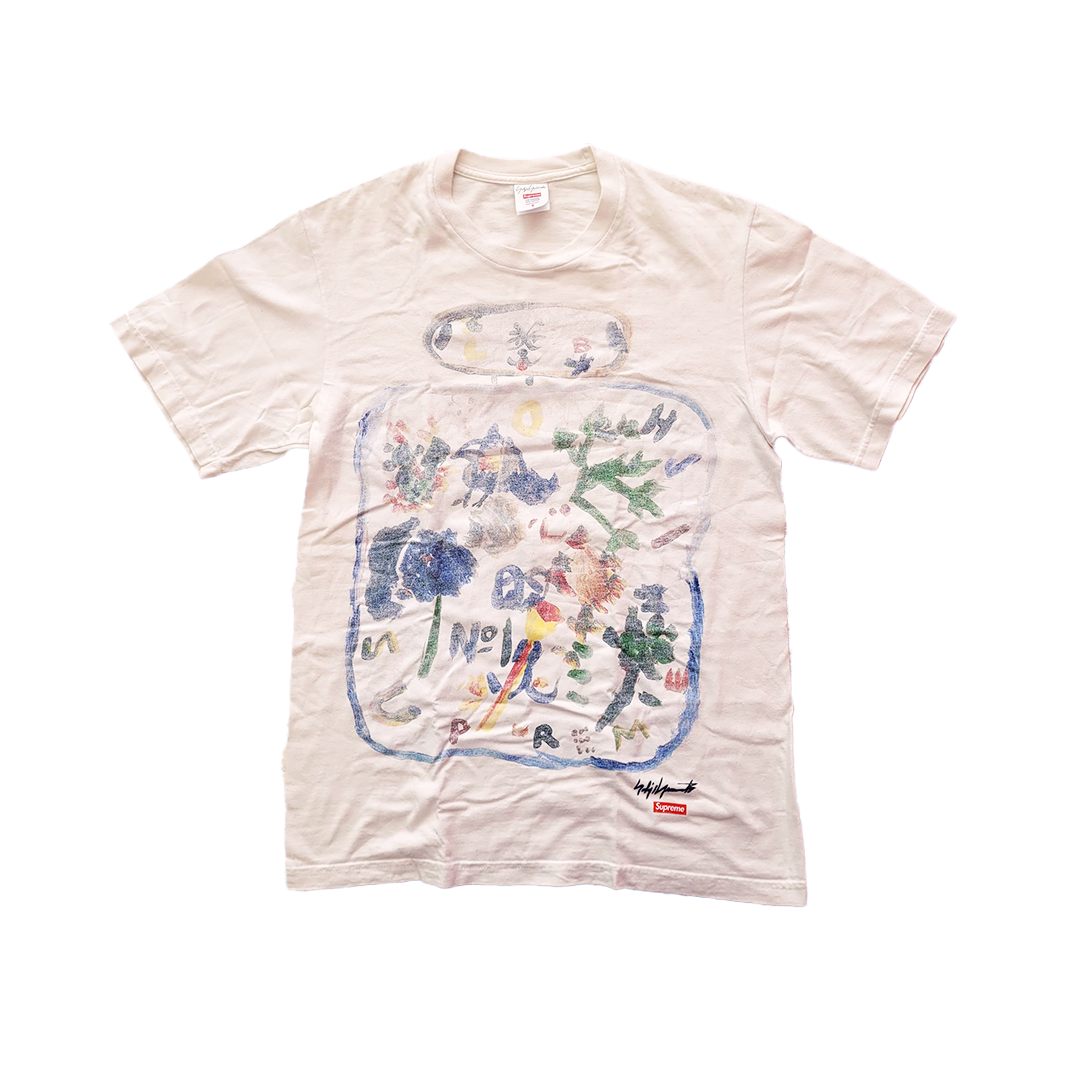 Supreme x Yohji Yamamoto Paint White Tee (S)