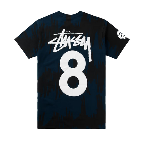 Tee Stussy INTL 8 Football Navy Black