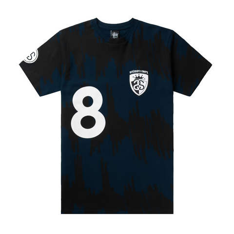 Tee Stussy INTL 8 Football Navy Black