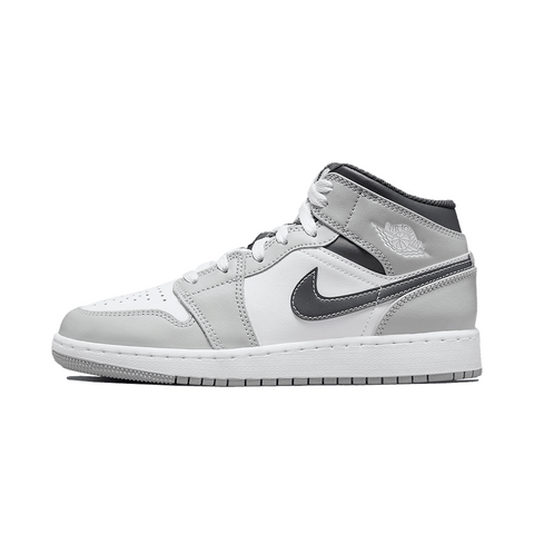 Air Jordan 1 Mid Light Smoke Grey Anthracite (GS)