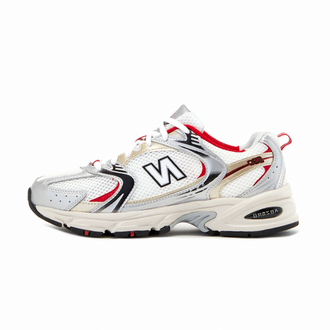 New Balance 530 Red Metallic Cream