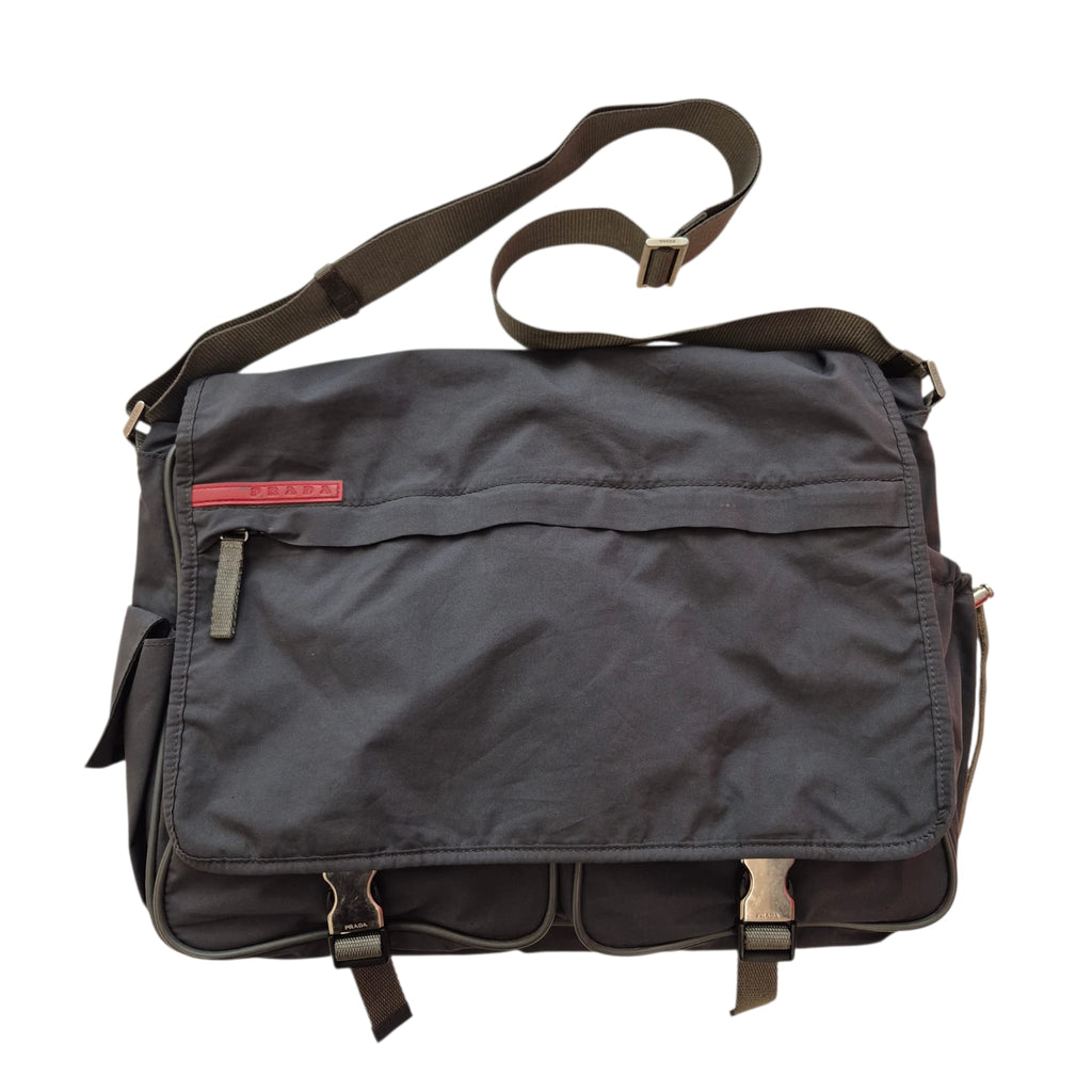 Prada Sport Black Messenger Bag