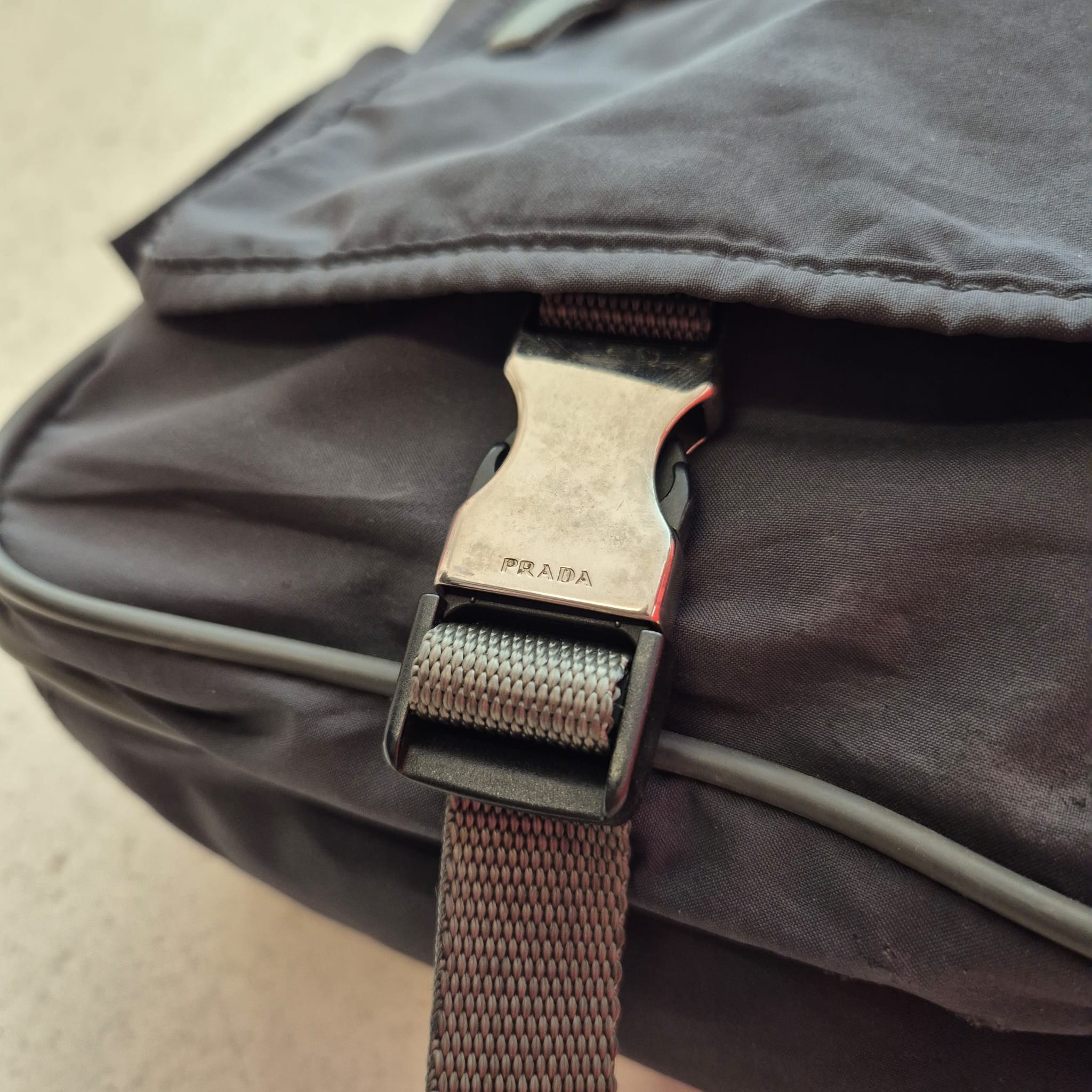 Prada Sport Black Messenger Bag