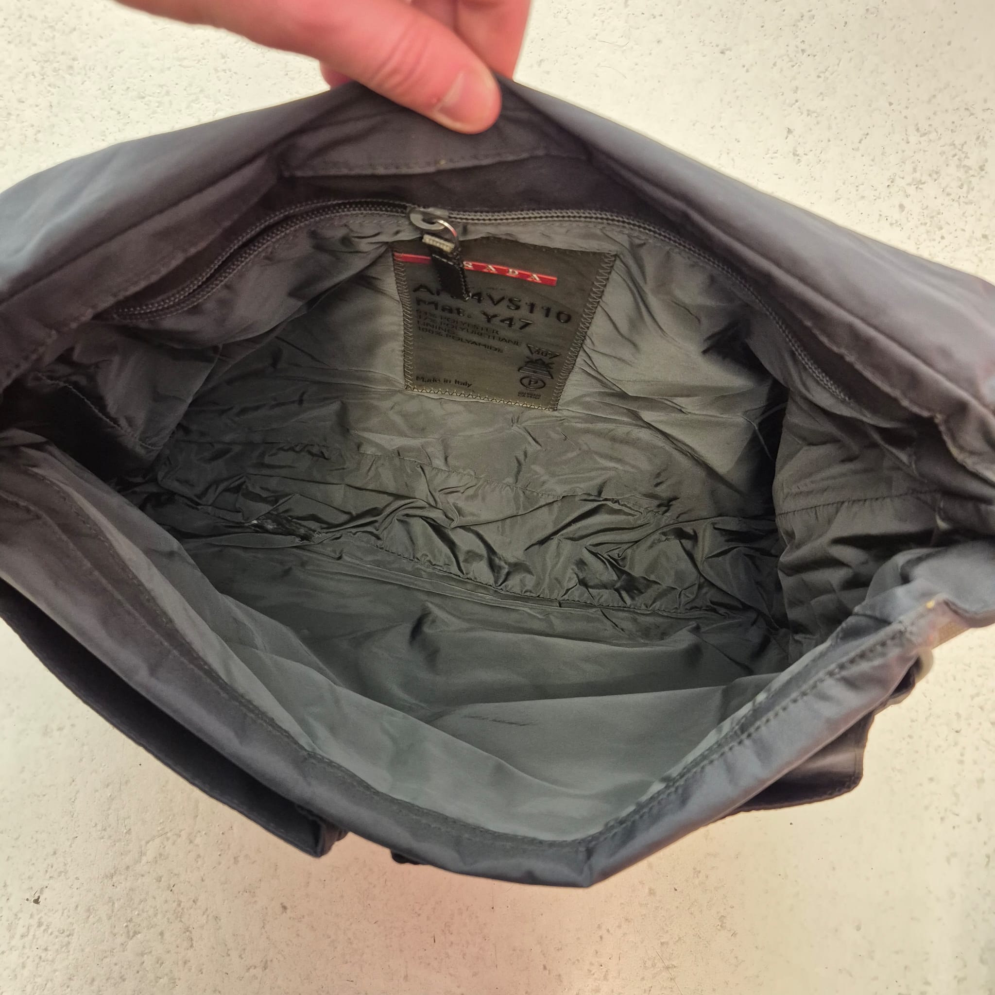 Prada Sport Black Messenger Bag