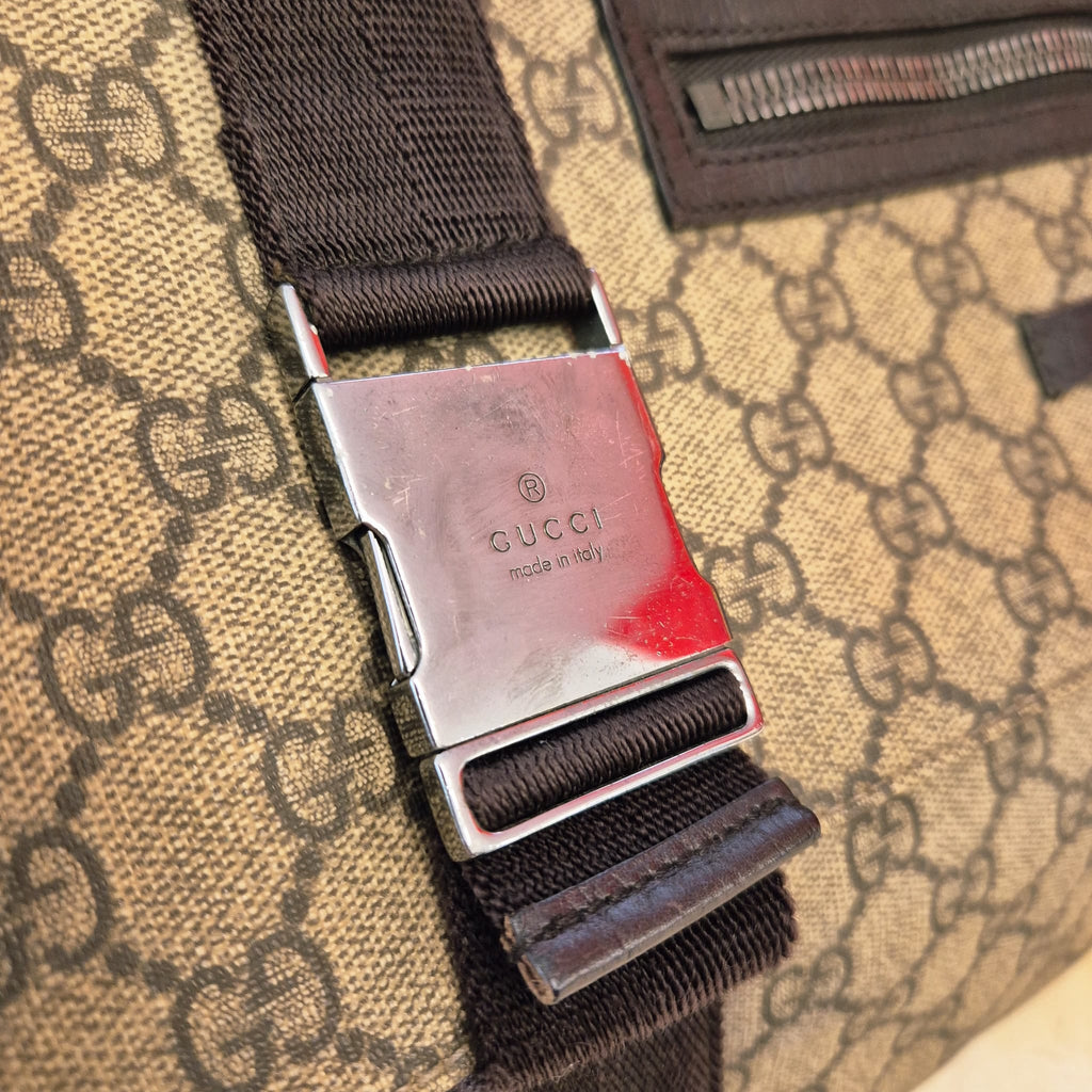 Gucci PVC Brown Crossbody Bag