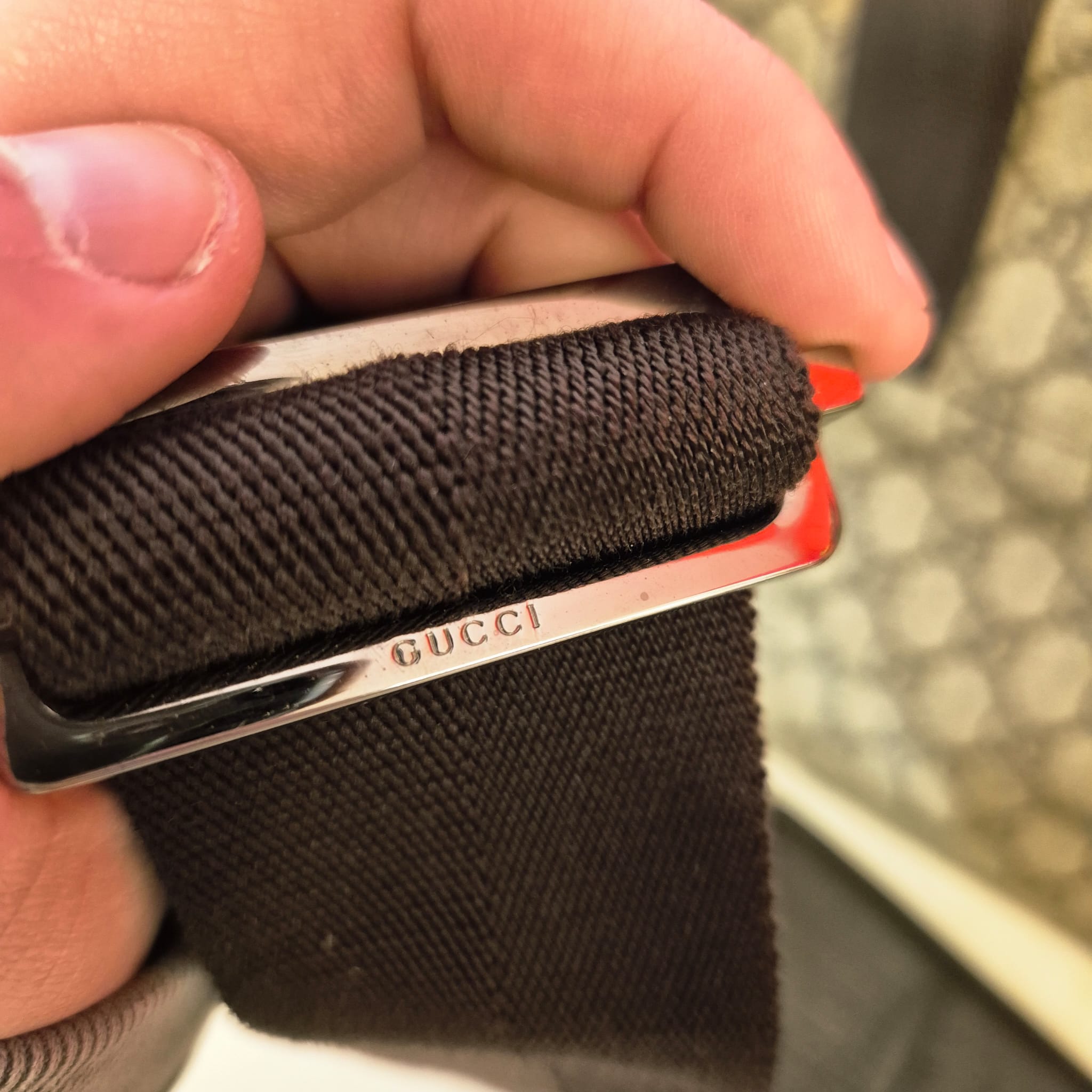 Gucci PVC Brown Crossbody Bag