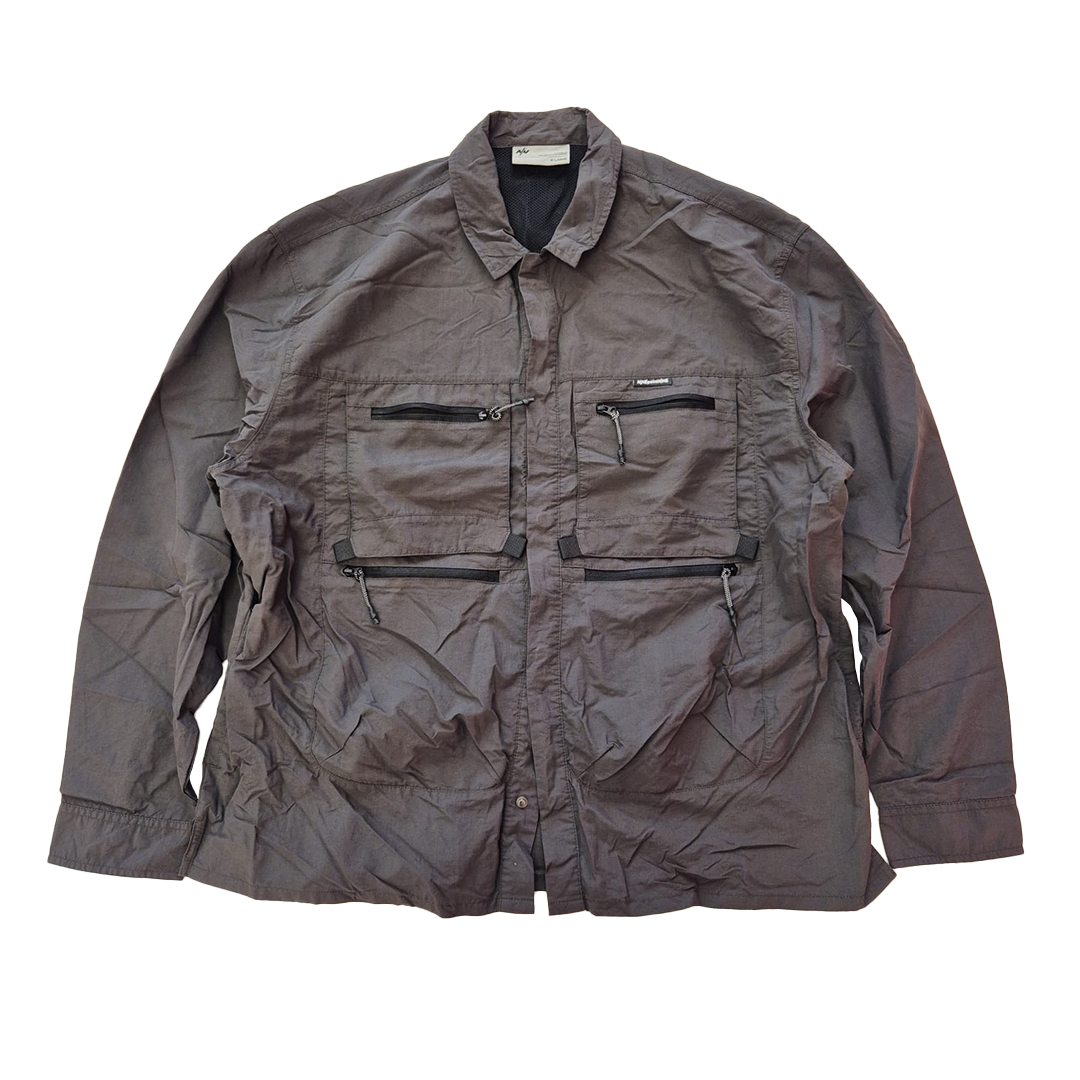 Nine Point Nine Black Nylon Jacket (XL)