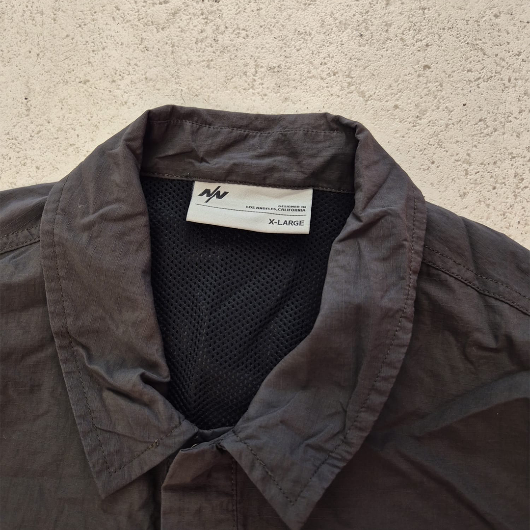 Nine Point Nine Black Nylon Jacket (XL)