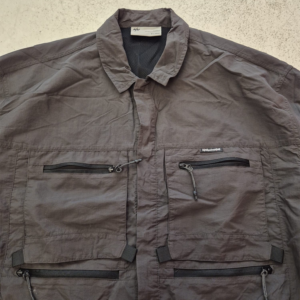 Nine Point Nine Black Nylon Jacket (XL)