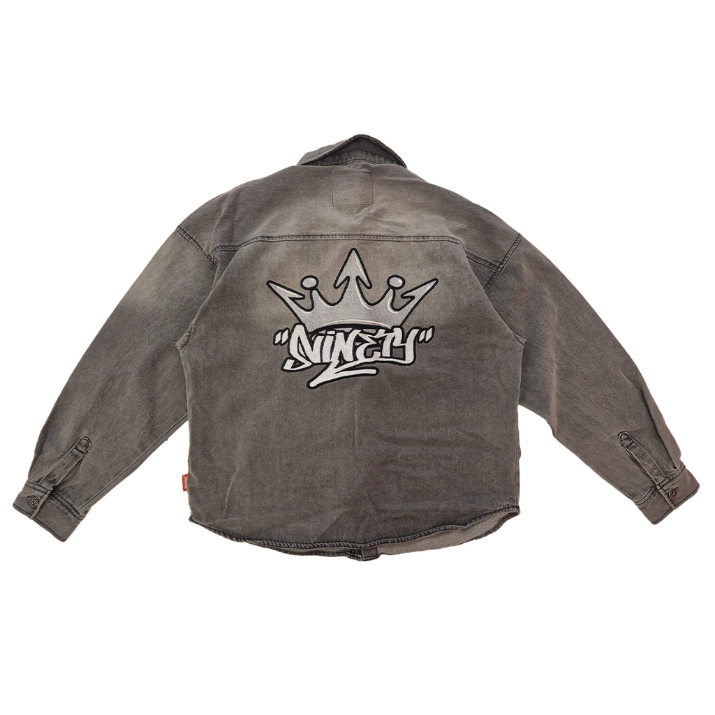 9090 Grey Denim Jacket (M)