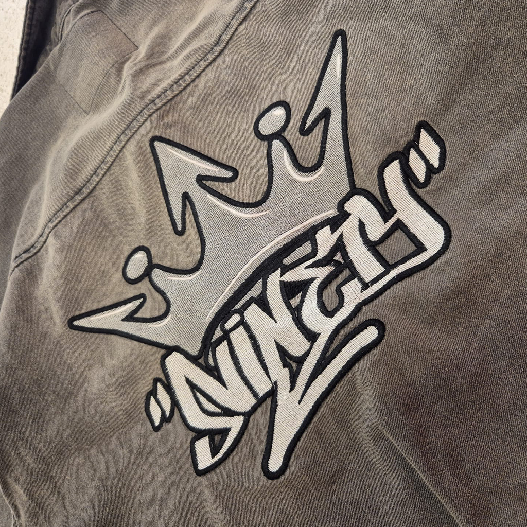 9090 Grey Denim Jacket (M)