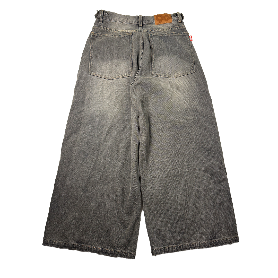 9090 Big Pocket Grey Pants (L)