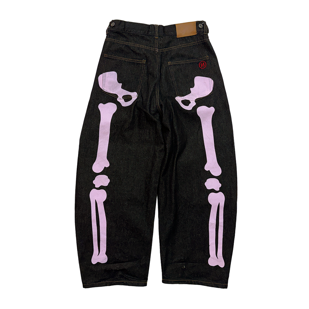 9090 Bone Balloon Baggy Pants (S)