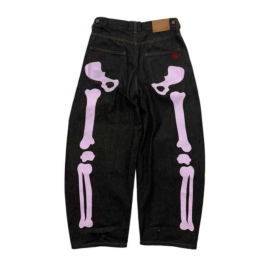 9090 Bone Balloon Baggy Pants (S)