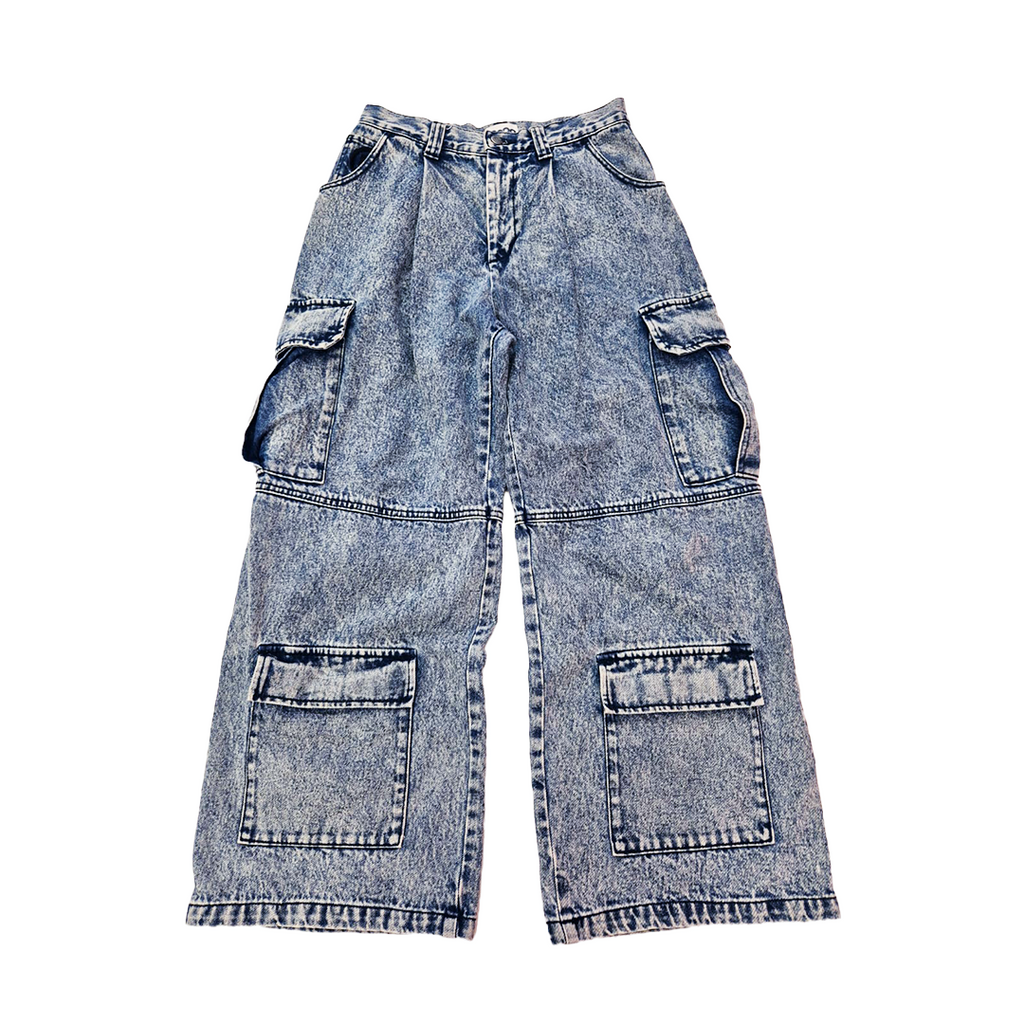 9090 Denim Cargo Pants (L)