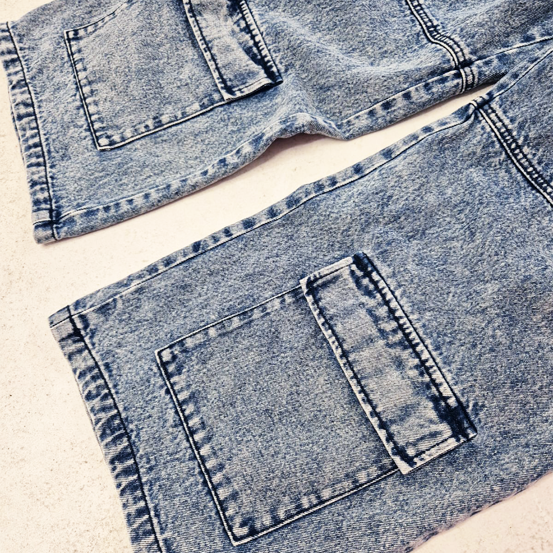 9090 Denim Cargo Pants (L)