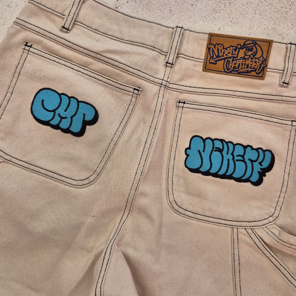 9090 x Centimeter Beige Pants (L)