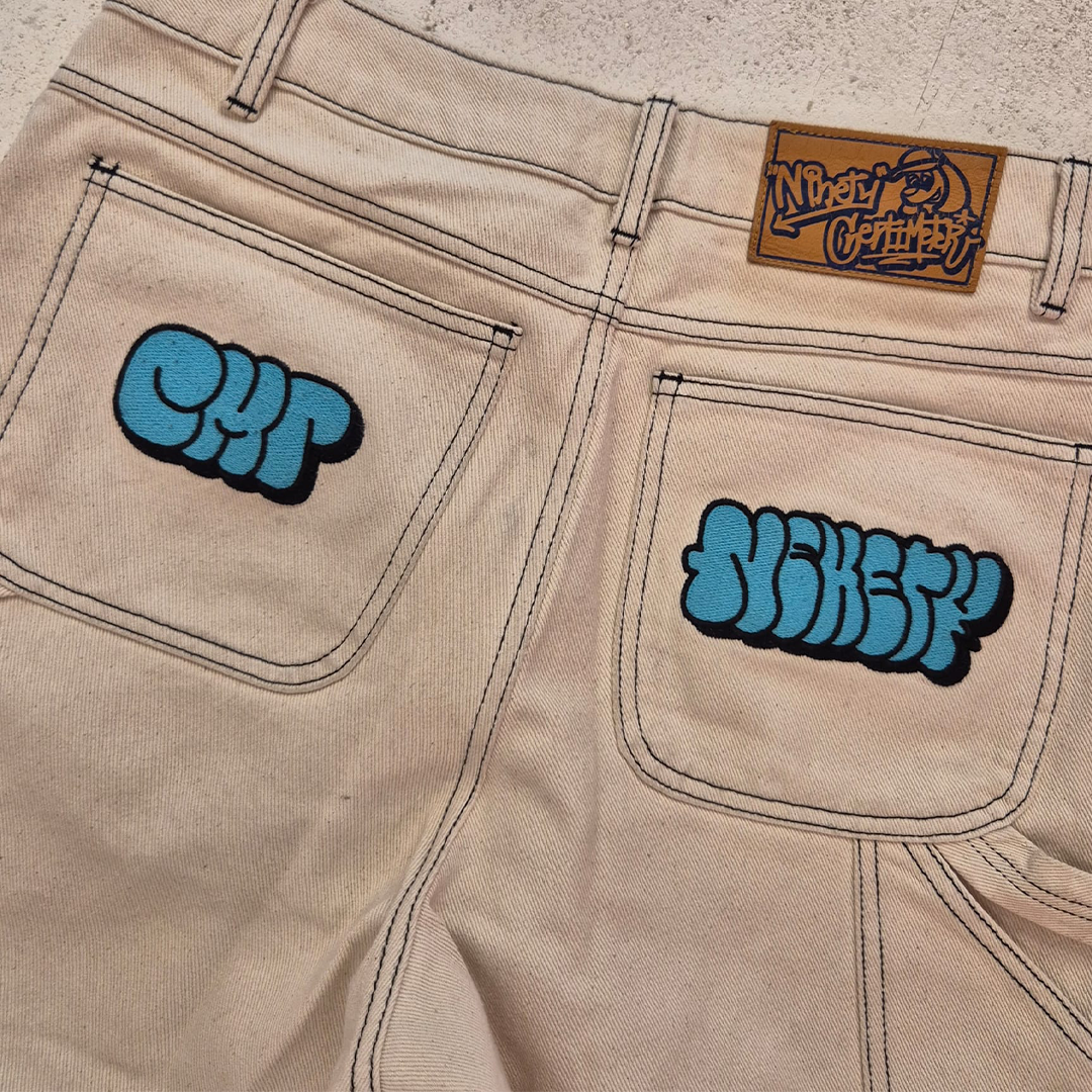 9090 x Centimeter Beige Pants (L)