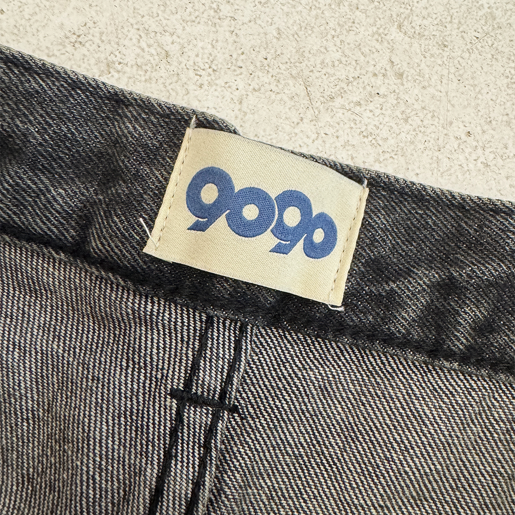 9090 Damaged Grey Baggy Pants (XL)