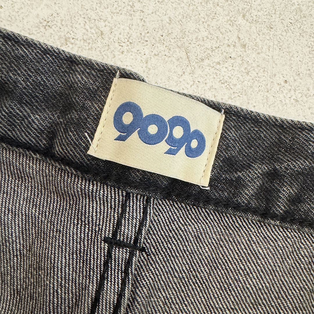 9090 Damaged Grey Baggy Pants (XL)